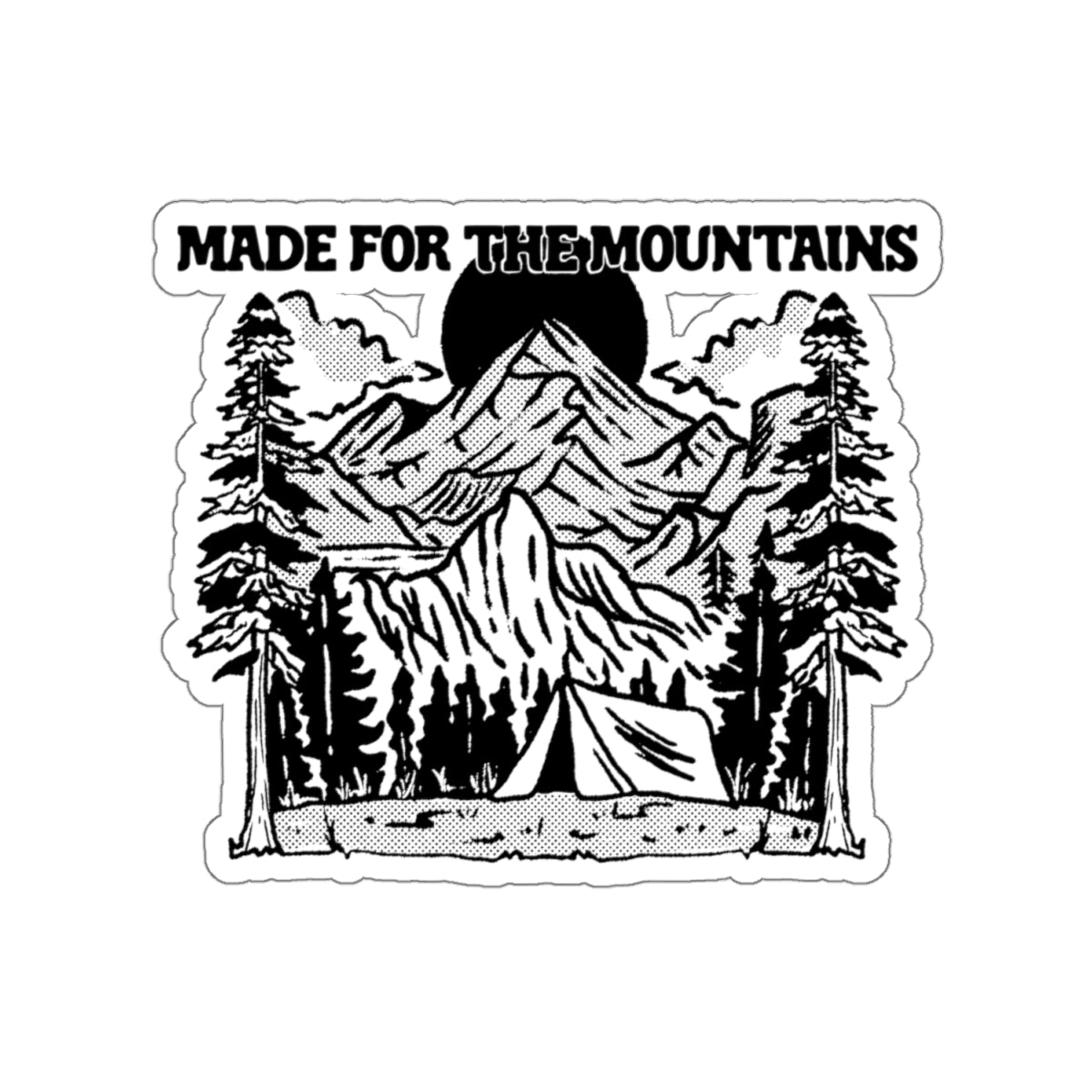 Mountains Sticker